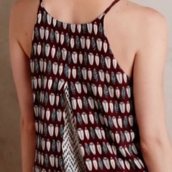 Anthropologie Porridge Womens Layered Sleeveless Tank Top Size Small Suitcase - Picture 12 of 13